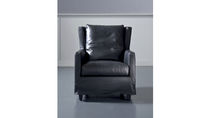 Fauteuil contemporain / en cuir / en tissu...