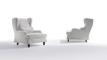 Fauteuil contemporain / en cuir / en tissu...