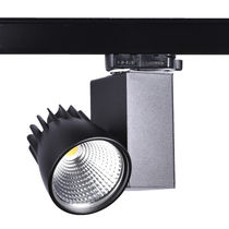 Éclairage sur rail à LED / rond / en verre...
