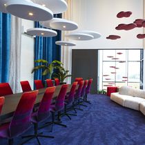 Panneau acoustique pour plafond / en textile...