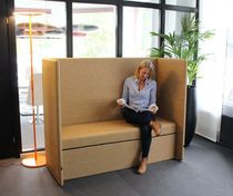 Canapé contemporain / en tissu / contract...