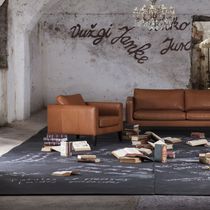 Fauteuil contemporain / en cuir / en tissu...