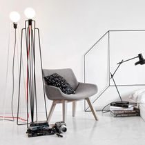Chauffeuse contemporaine / en tissu / en...