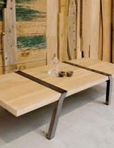 Table basse contemporaine / en bois / en...
