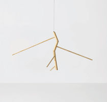 Suspension / design original / en bois massif