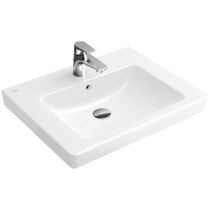 Vasque suspendue / en porcelaine / rectangulaire...