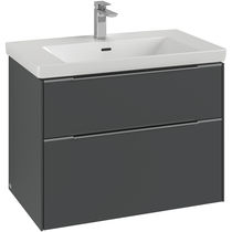 Meuble vasque suspendu / en bois / contemporain...
