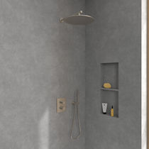 Pommeau de douche mural / rond / pluie /...