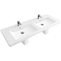Vasque suspendue / en porcelaine / avec...