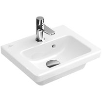Vasque suspendue / en porcelaine / pour...