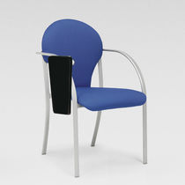 Chaise visiteur contemporaine / en tissu...