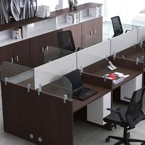 Séparateur de bureau au sol / en verre /...