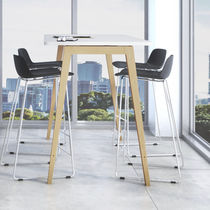 Table mange-debout contemporaine / en mélaminé...