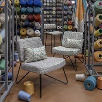 Tissu d'ameublement / pour rideaux / à motif...