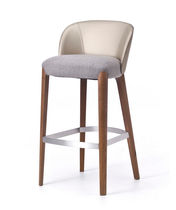 Chaise de bar contemporaine / en bois /...