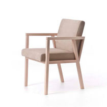 Chaise contemporaine / avec accoudoirs /...