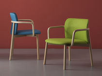 Chaise contemporaine / avec accoudoirs /...