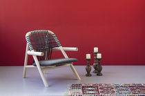 Fauteuil contemporain / en bois / contract...