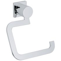 Porte-rouleau WC mural / en chrome / professionnel