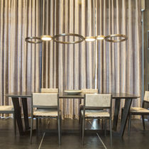Suspension / en bronze / en bois / contemporaine