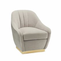 Fauteuil contemporain / en cuir / en tissu...
