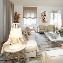 Lampe de table / en laiton / en fer / en...