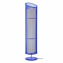 Lampe sur pied / en coton / en métal / contemporaine