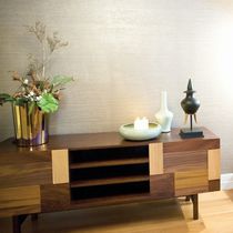 Buffet contemporain / en noyer / en MDF...