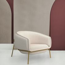 Fauteuil contemporain / en tissu / en métal...