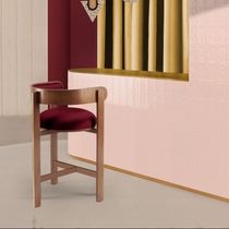 Chaise de bar contemporaine / en tissu /...