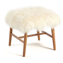 Tabouret contemporain / en cuir / en bois...