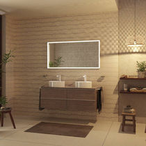Miroir de salle de bain mural / contemporain...