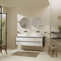 Miroir de salle de bain mural / contemporain...