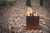 Brasero de jardin à bois / en acier corten...
