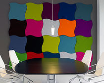 Panneau acoustique mural / en tissu / MDF...