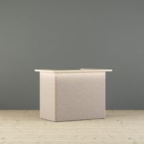 Banque d'accueil MDF / en tissu / lumineuse