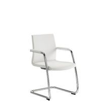 Chaise visiteur contemporaine / en tissu...