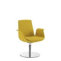 Chaise visiteur contemporaine / en tissu...