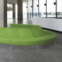 Banc contemporain / en tissu / modulaire...