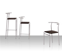 Chaise de bar contemporaine / empilable...