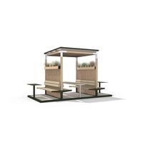 Abri multifonction pour espace public /...