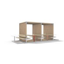 Abri multifonction pour espace public /...