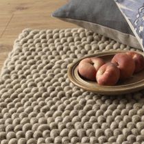 Tapis contemporain / uni / en laine / rectangulaire