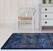 Tapis contemporain / à rayures / en viscose...