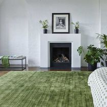 Tapis contemporain / uni / en tencel® /...