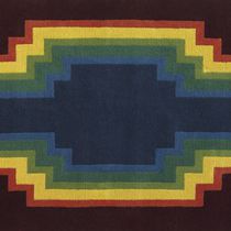 Tapis contemporain / à motif géométrique...