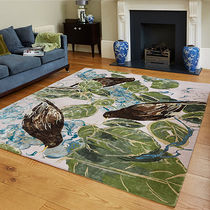 Tapis contemporain / à motif nature / en...