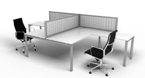 Séparateur de bureau au sol