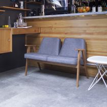 Banquette contemporaine / en tissu / en...