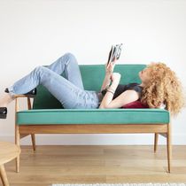 Banquette contemporaine / en tissu / en...